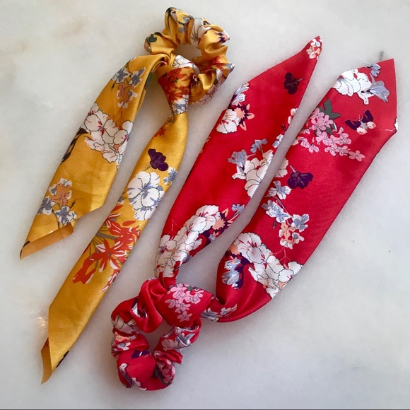 🌺🌼Hair Scarf & Scrunchie Set🌼🌺 - Picture 8 of 9